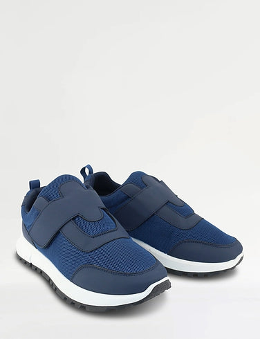 Richard Men Touch Fastening Navy Trainers