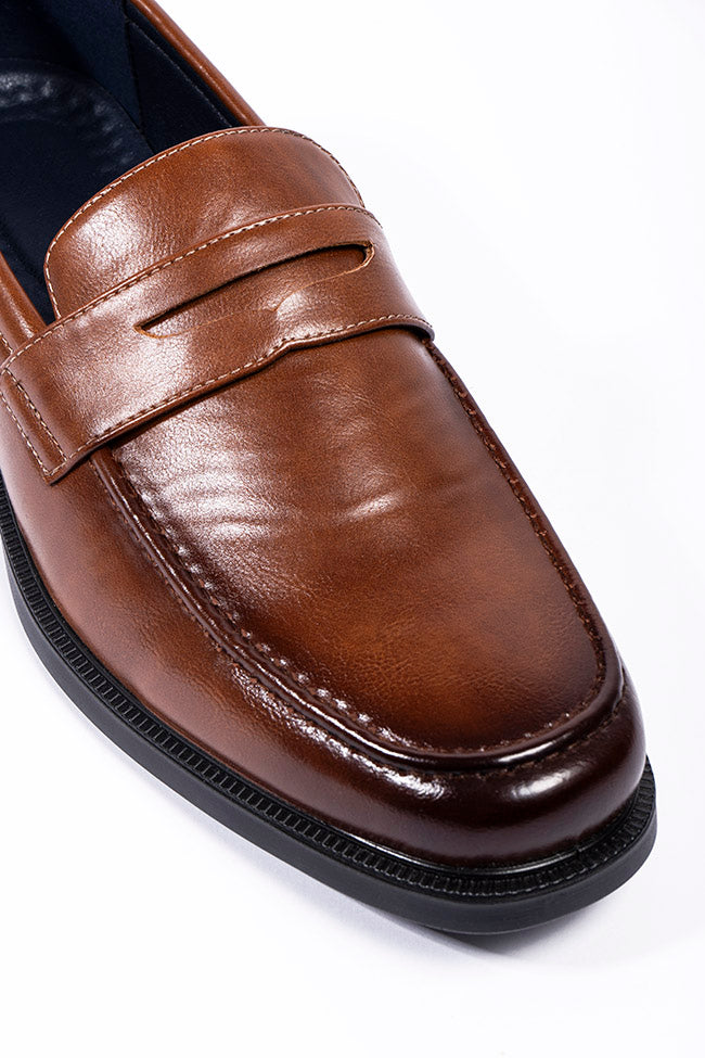 Hunter PU Apron Brown Dr. Lightfoot Loafer