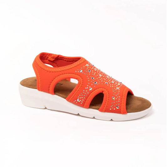 Olivia Burnt Orange Sandal