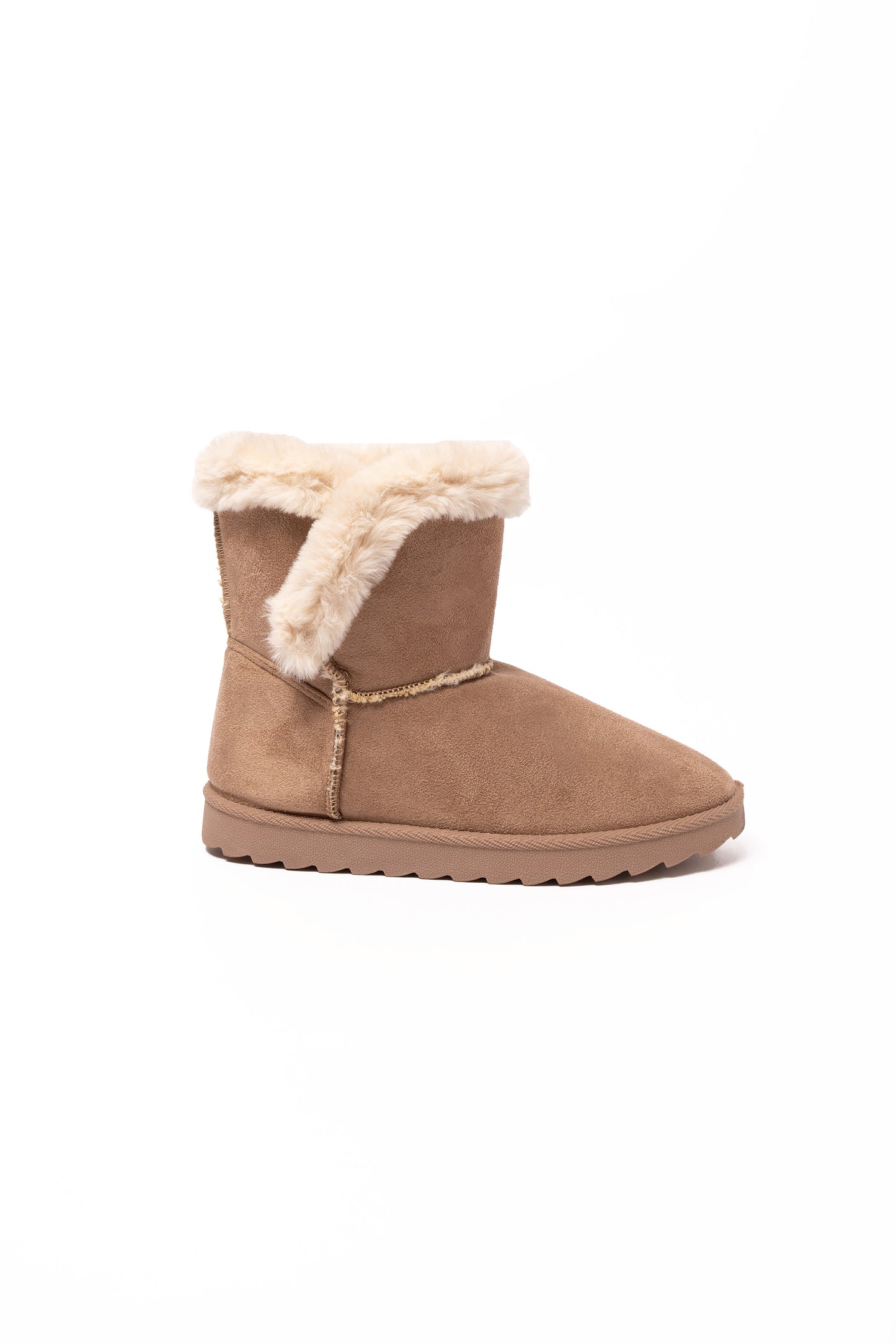 Uma Fur Lined Ankle Boot Chestnut