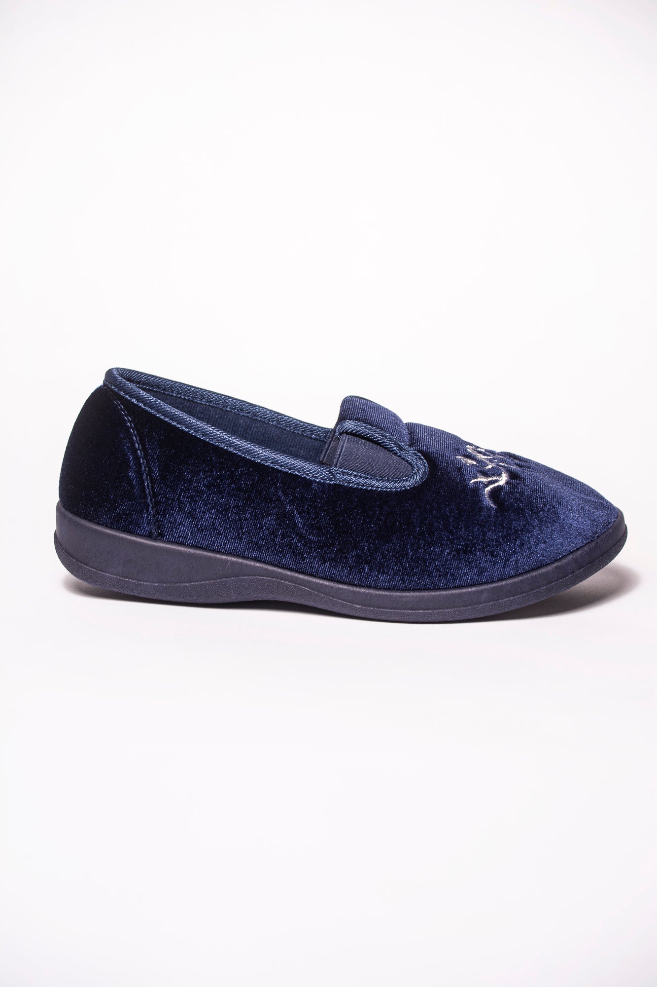 GEMMA EMBROIDERED TWIN GUSSETT NAVY