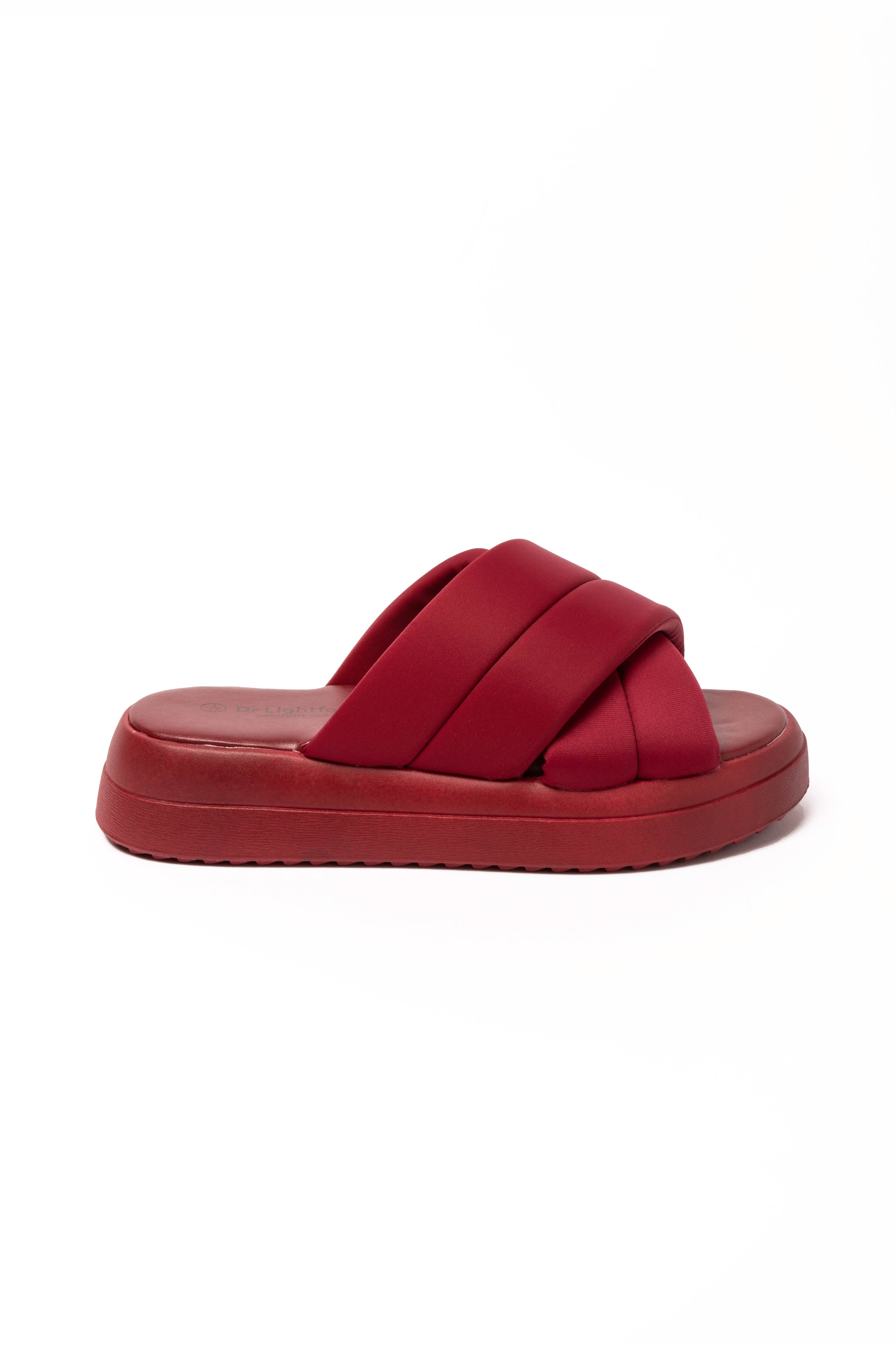 Mia sexy platform mule red Dr Lightfoot Shoes