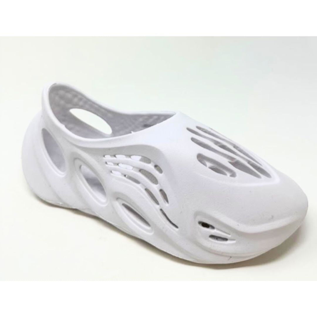 Ava Full Back Clog White