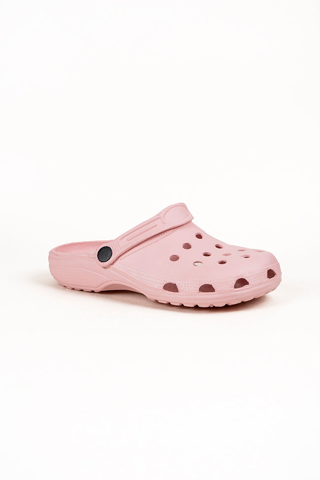 Jennifer Baby Pink Ladies Clogs