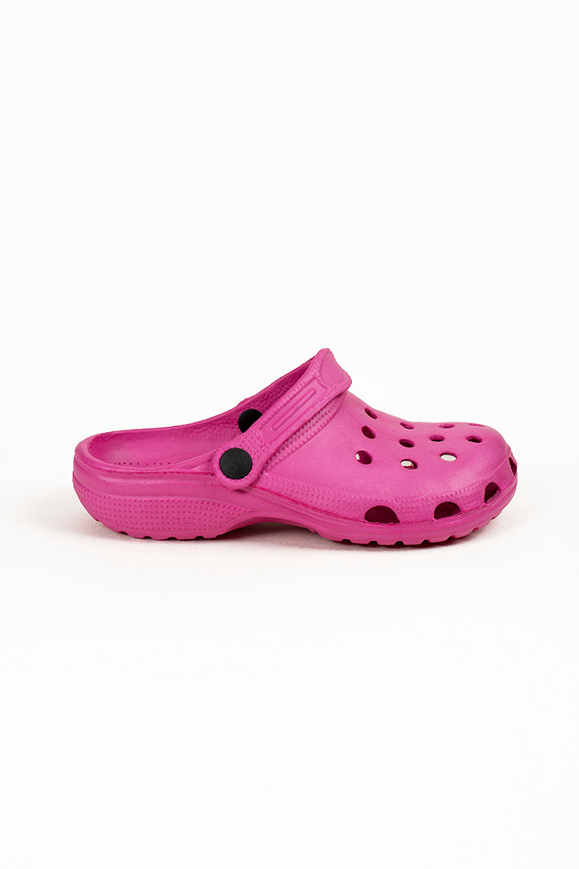 Jennifer Fuchsia Clogs