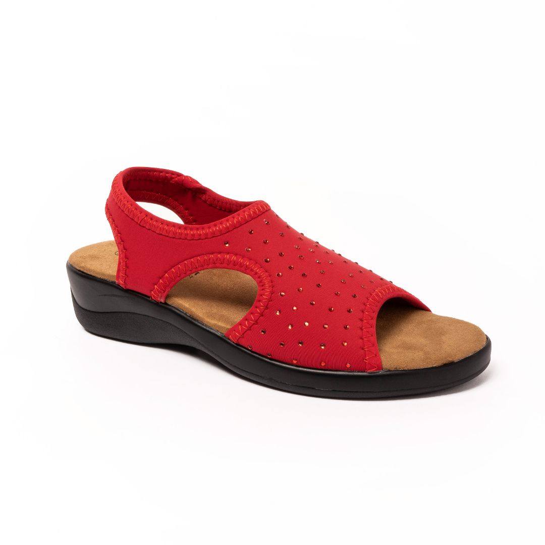 Jenny Red Sandal