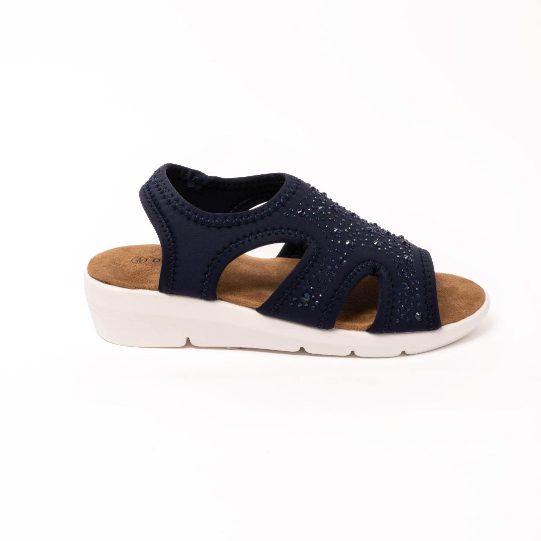 Olivia Navy Sandal