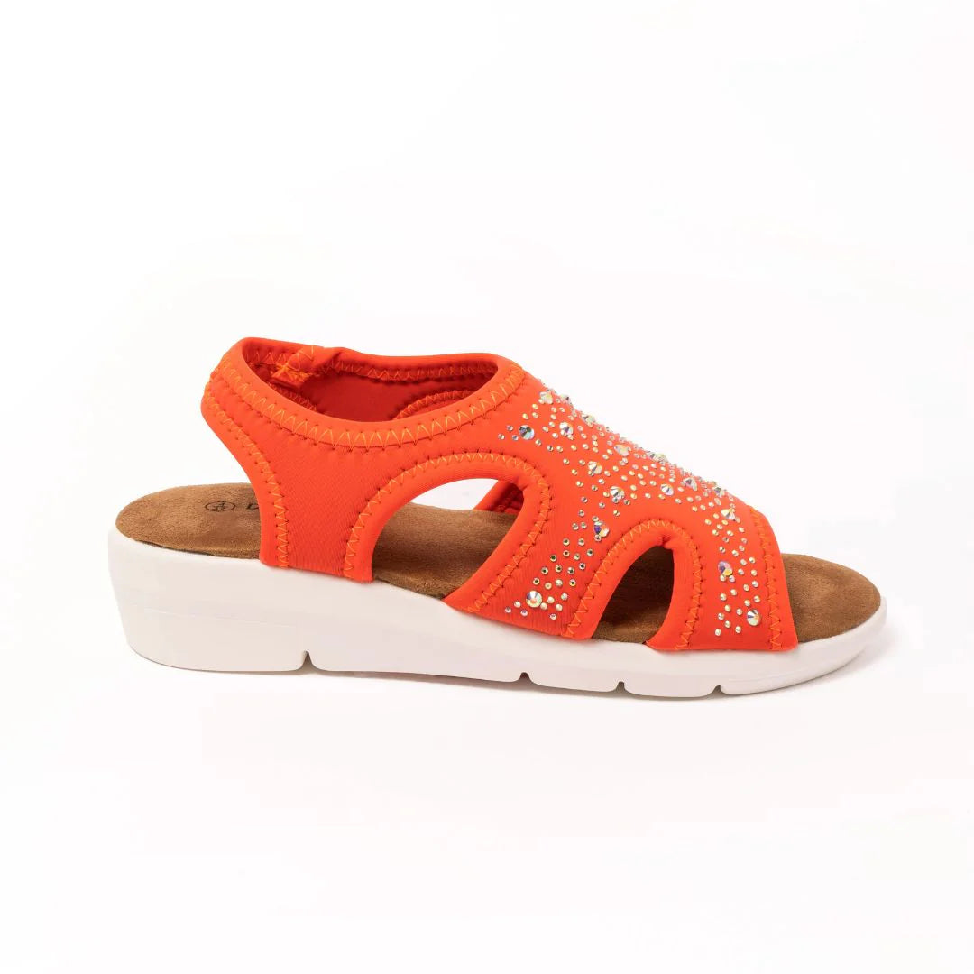 Olivia Burnt Orange Sandal