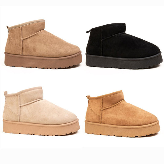 Scarlet Ladies Platform Low Cut Ankle Boot