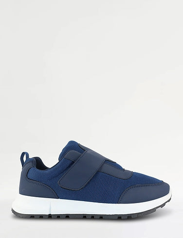 Richard Men Touch Fastening Navy Trainers