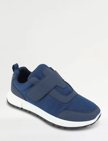 Richard Men Touch Fastening Navy Trainers