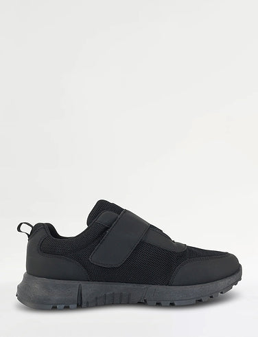 Richard Men Touch Fastening Black Trainers