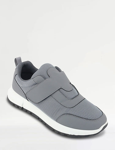 Richard Men Touch Fastening Grey Trainers