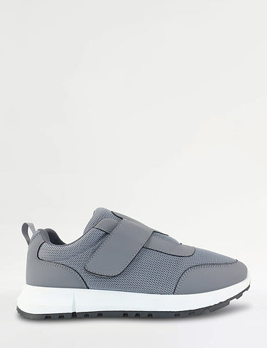 Richard Men Touch Fastening Grey Trainers