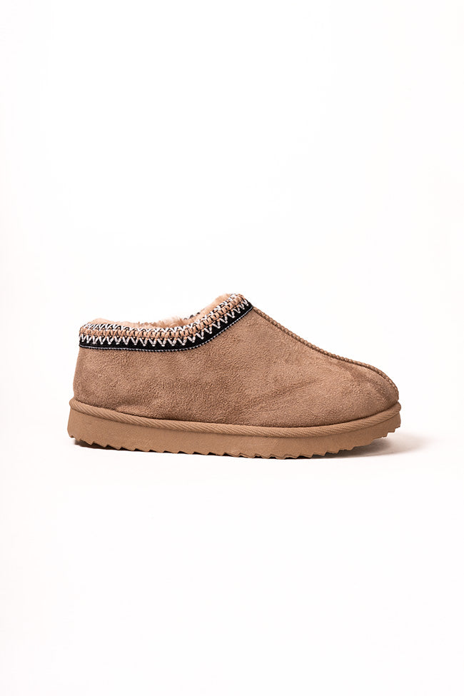 Harper Microfibre Low Cut Braid Mushroom Ladies Slippers